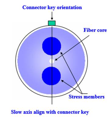 PM FIBER slow axis align to connector key fibermart PM FIBER slow axis align to connector key fibermart